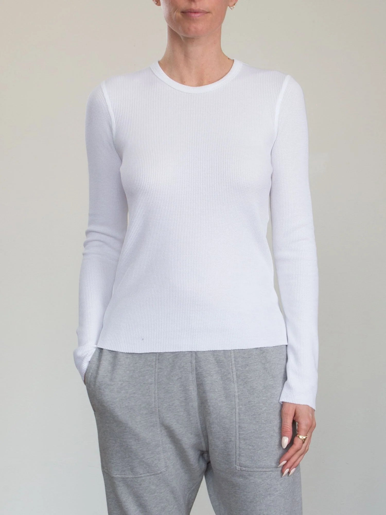 Jimmy Thermal Tee - White by Pharaoh | 25 South Boutiques