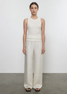 Puckered Sheath Tank - Vanilla by Enza Costa — alternate view