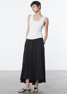 Puckered Tank - Undyed by Enza Costa — alternate view
