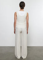 Puckered Tank - Vanilla by Enza Costa — view 3