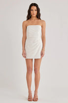 Ayla Mini Dress - White by Rumer the Label | 25 South Boutiques