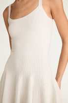 Ottoman Knit Dress - Blanc by Rebecca Taylor — alternate view