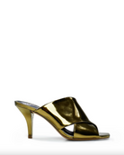 Rehnya Mule Sandal - Olive Metallic by Vince Camuto | 25 South Boutiques