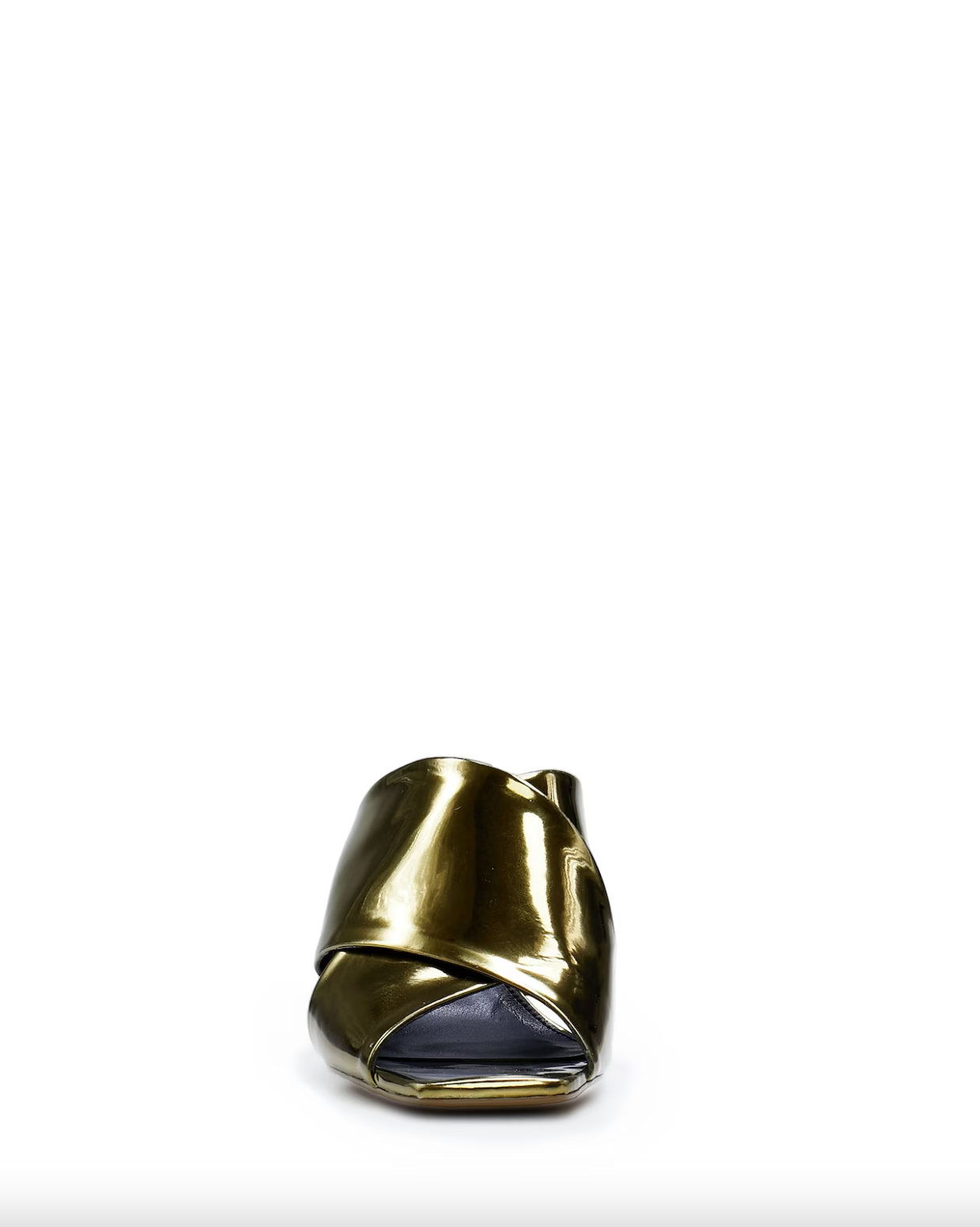Rehnya Mule Sandal - Olive Metallic by Vince Camuto — view 3