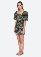 Charlough Mini Dress - Green by Sea NY — view 5