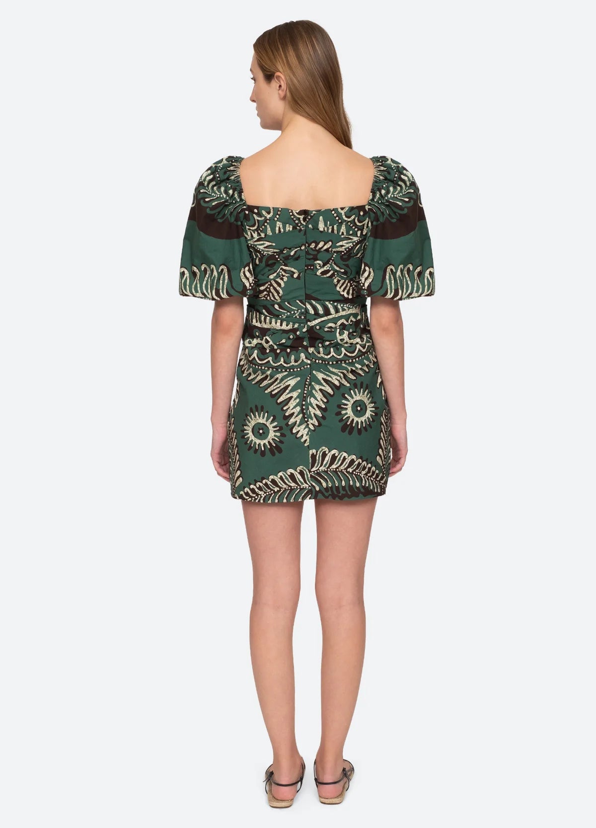 Charlough Mini Dress - Green by Sea NY — view 4