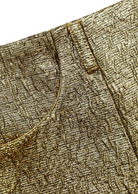 Metallic Jacquard Skort - Gold by Self-Portrait — view 5