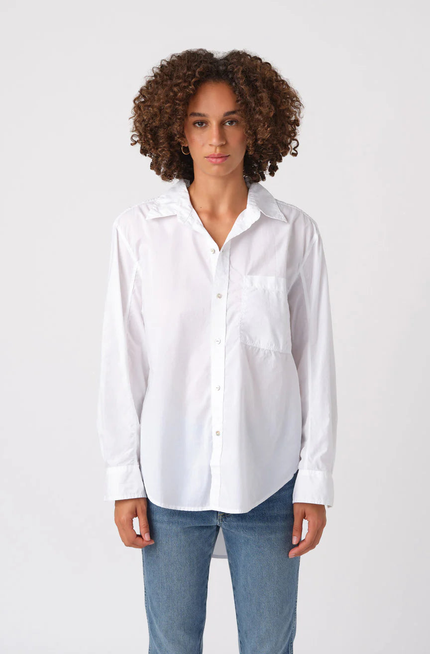 Ruth Oversized Shirt - White by AMO | 25 South Boutiques