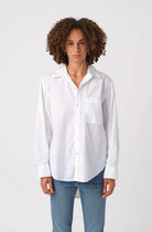 Ruth Oversized Shirt - White by AMO | 25 South Boutiques