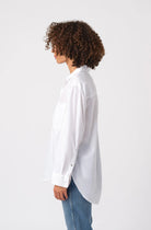 Ruth Oversized Shirt - White by AMO — alternate view