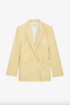Visko Crinkled Leather Blazer - Shea by Zadig & Voltaire — view 6