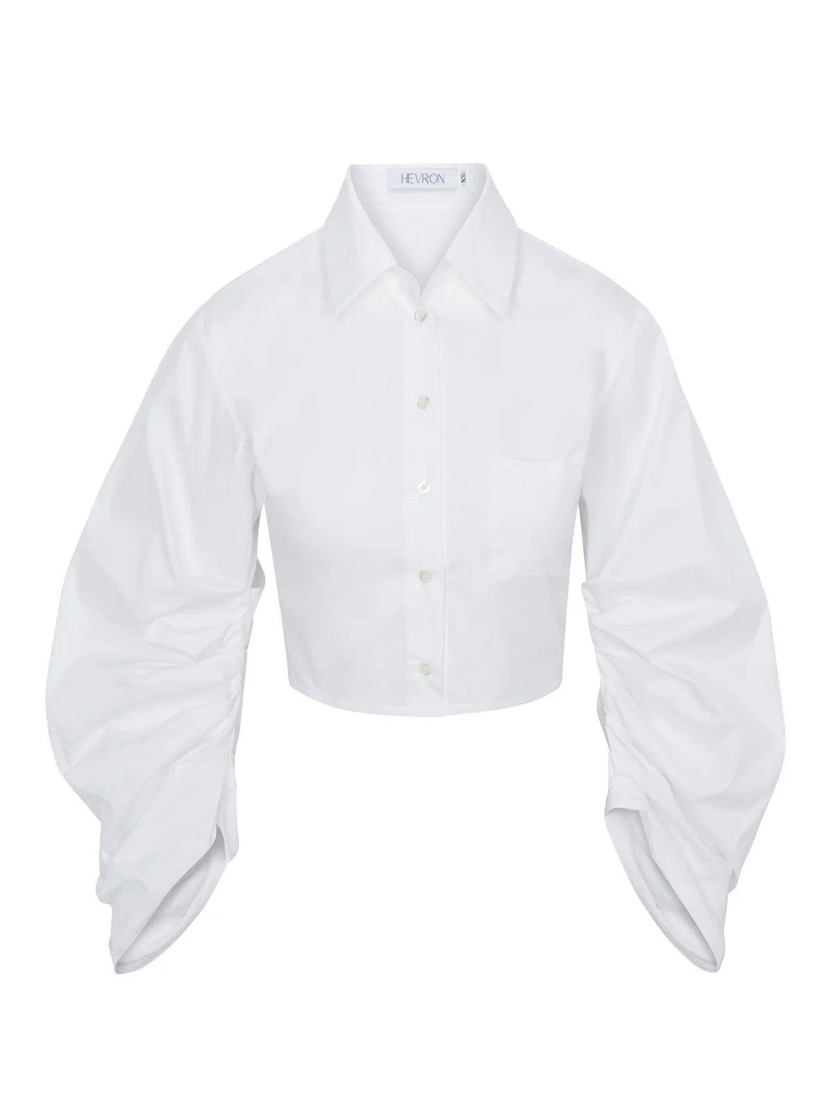 Raquel Top - White by Hevron — alternate view