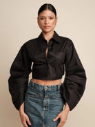 Raquel Top - Black by Hevron | 25 South Boutiques