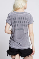 The Rolling Stones Steel Wheels Tee - Grey by Recycled Karma — alternate view