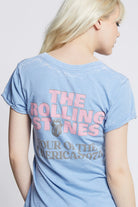 The Rolling Stones 1975 Tour - Washed Denim by Recycled Karma — alternate view