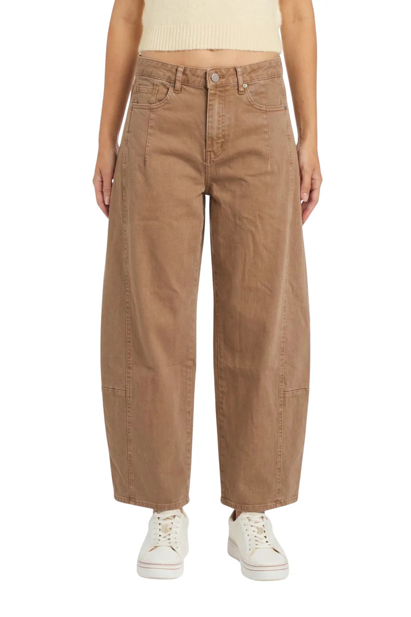 High Rise Barrel Crap - Sandelwood by Tractr | 25 South Boutiques