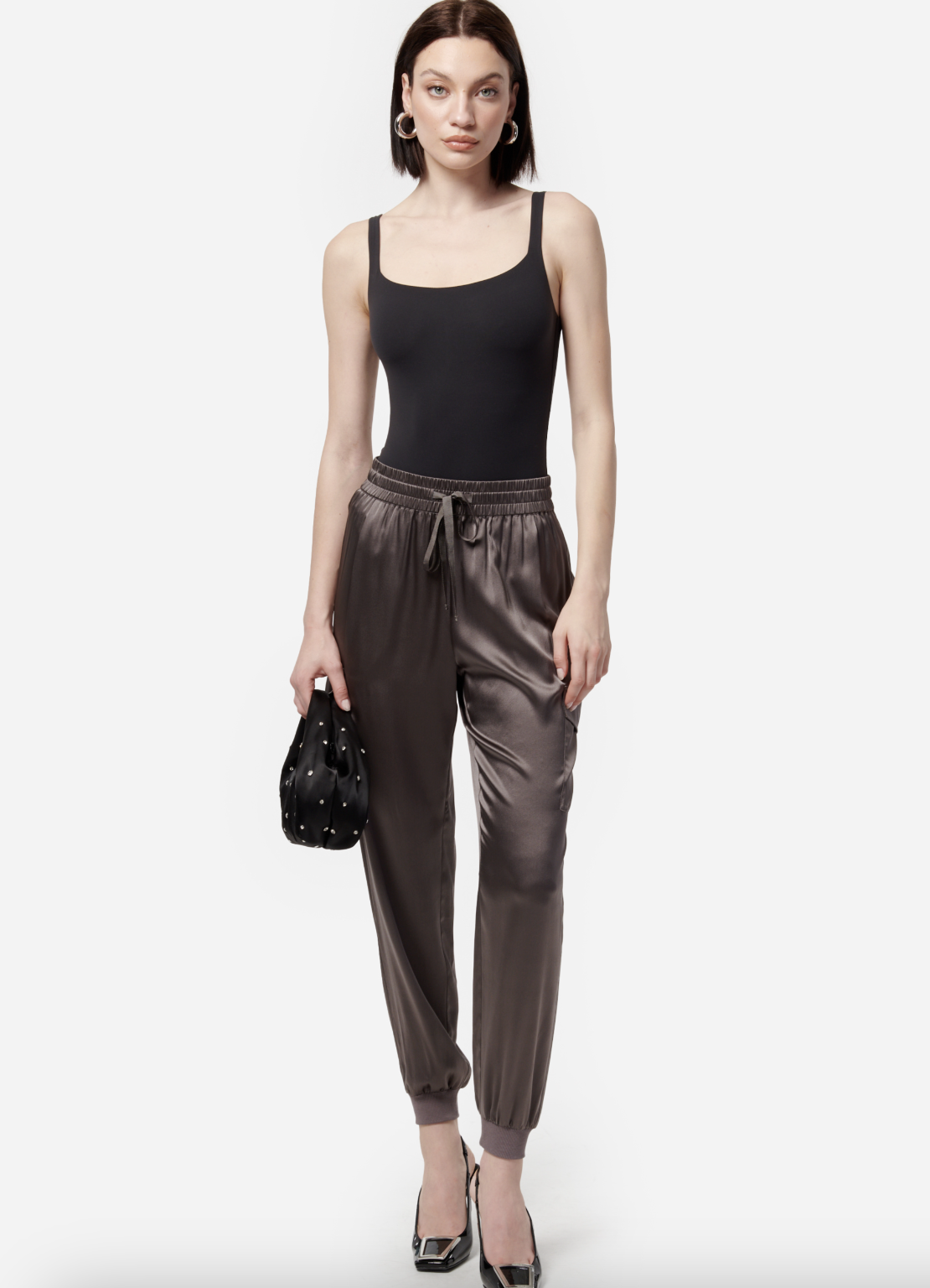 The Elsie Pant - Grey Fog by Cami NYC | 25 South Boutiques