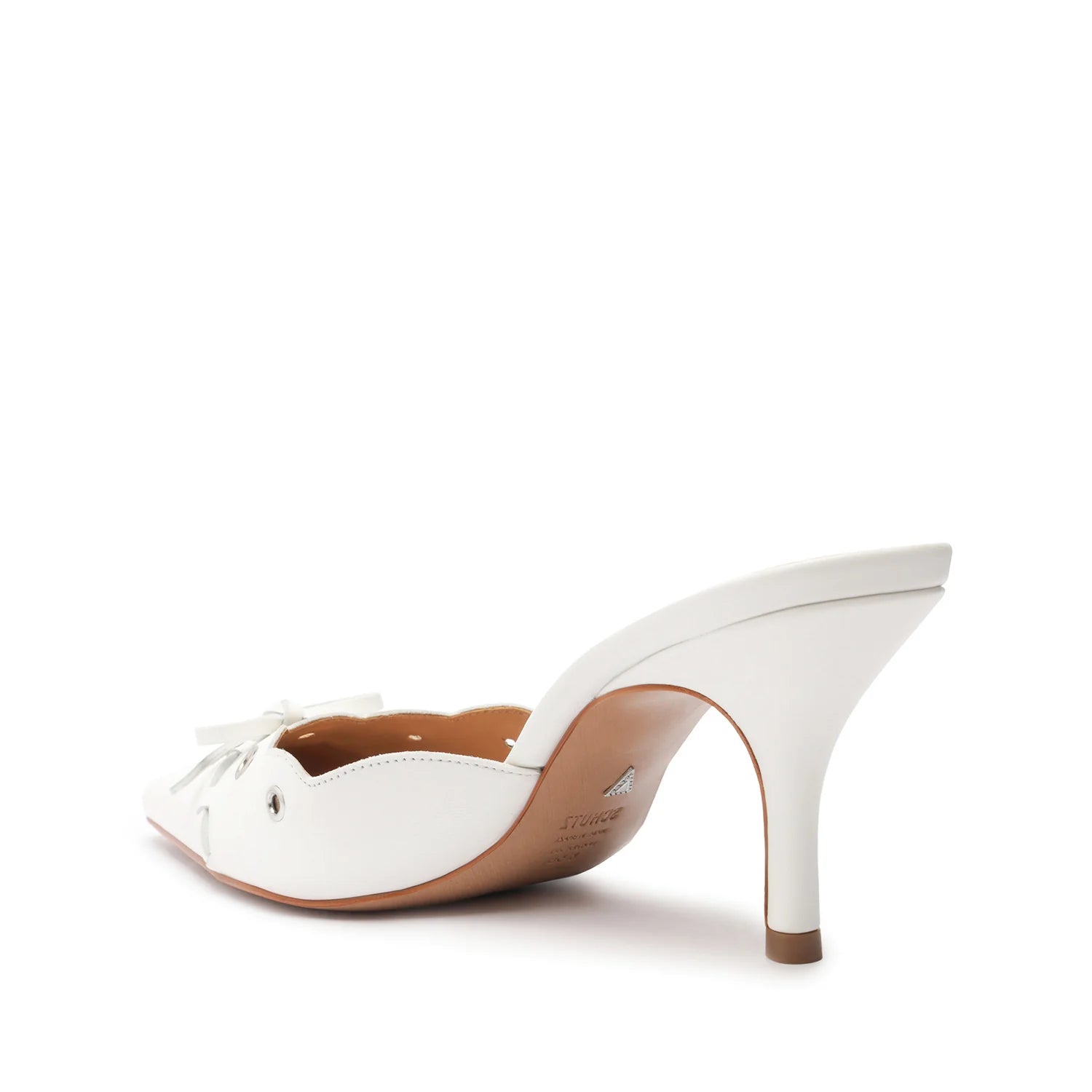 Hilly Leather Pump - White by Schutz — view 3