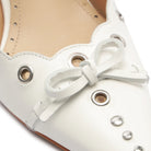 Hilly Leather Pump - White by Schutz — view 4