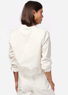 Sora Cropped Top - White by Cami NYC — view 3