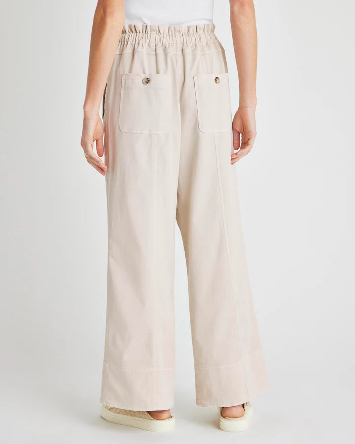 Annika Wide Leg Pant - Moonstone by Splendid — view 5