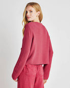Andrea Cropped Cardigan - Rossa by Splendid — view 6
