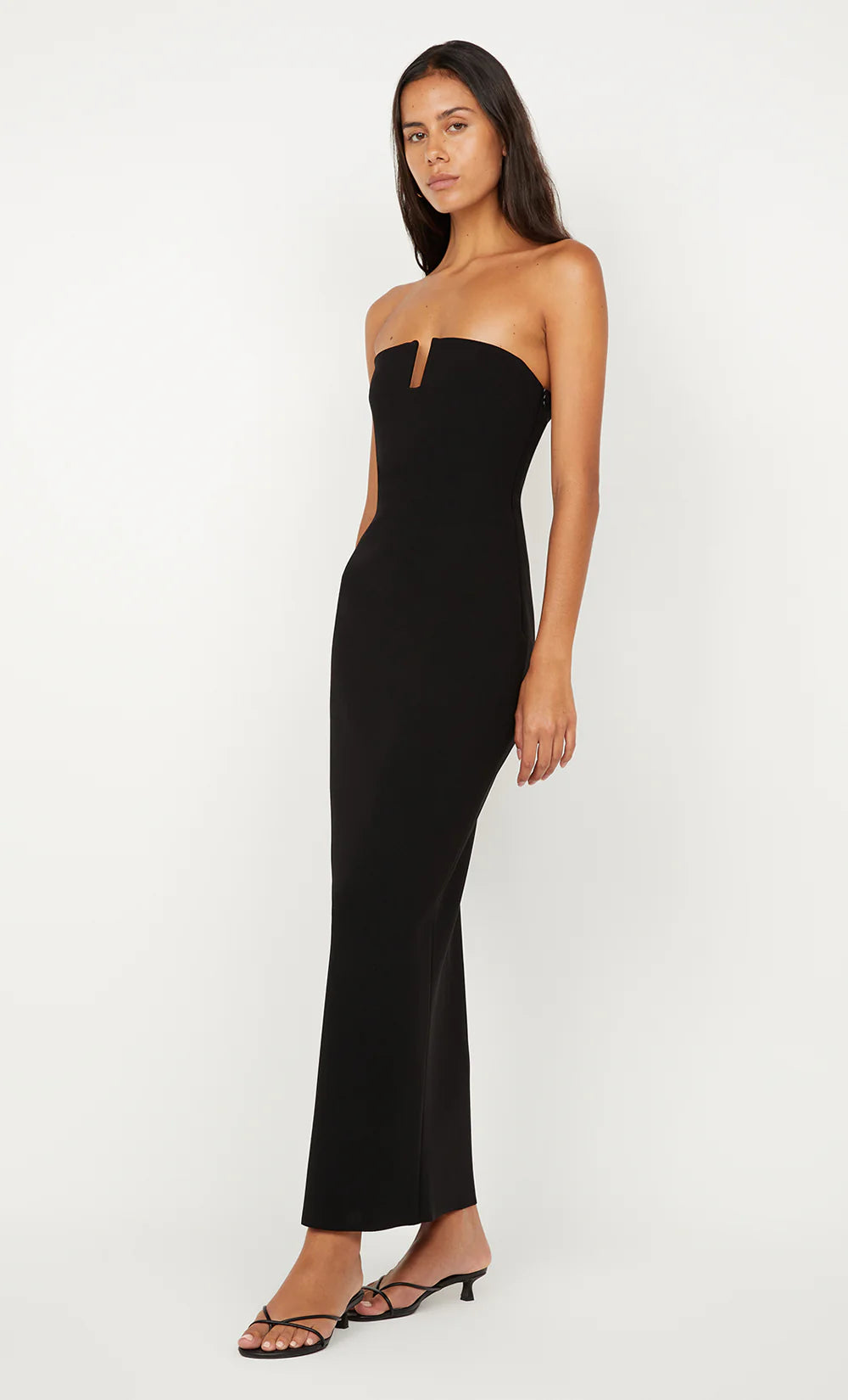 Rafi Strapless Dress - Black by Bec & Bridge — view 3