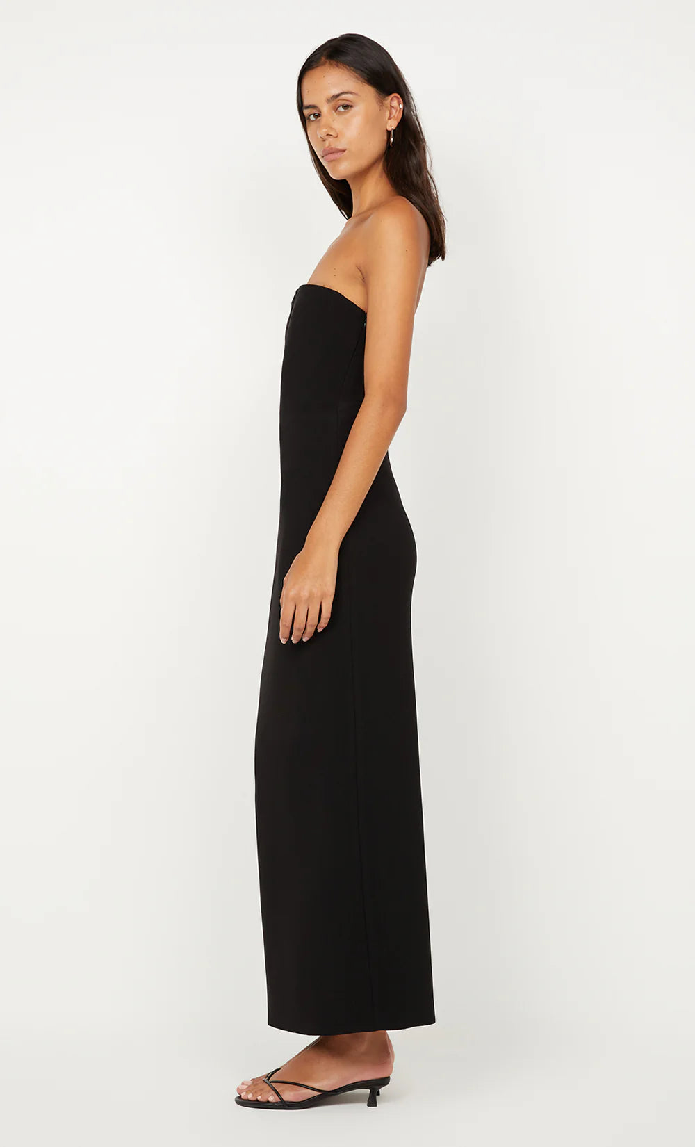 Rafi Strapless Dress - Black by Bec & Bridge — view 4