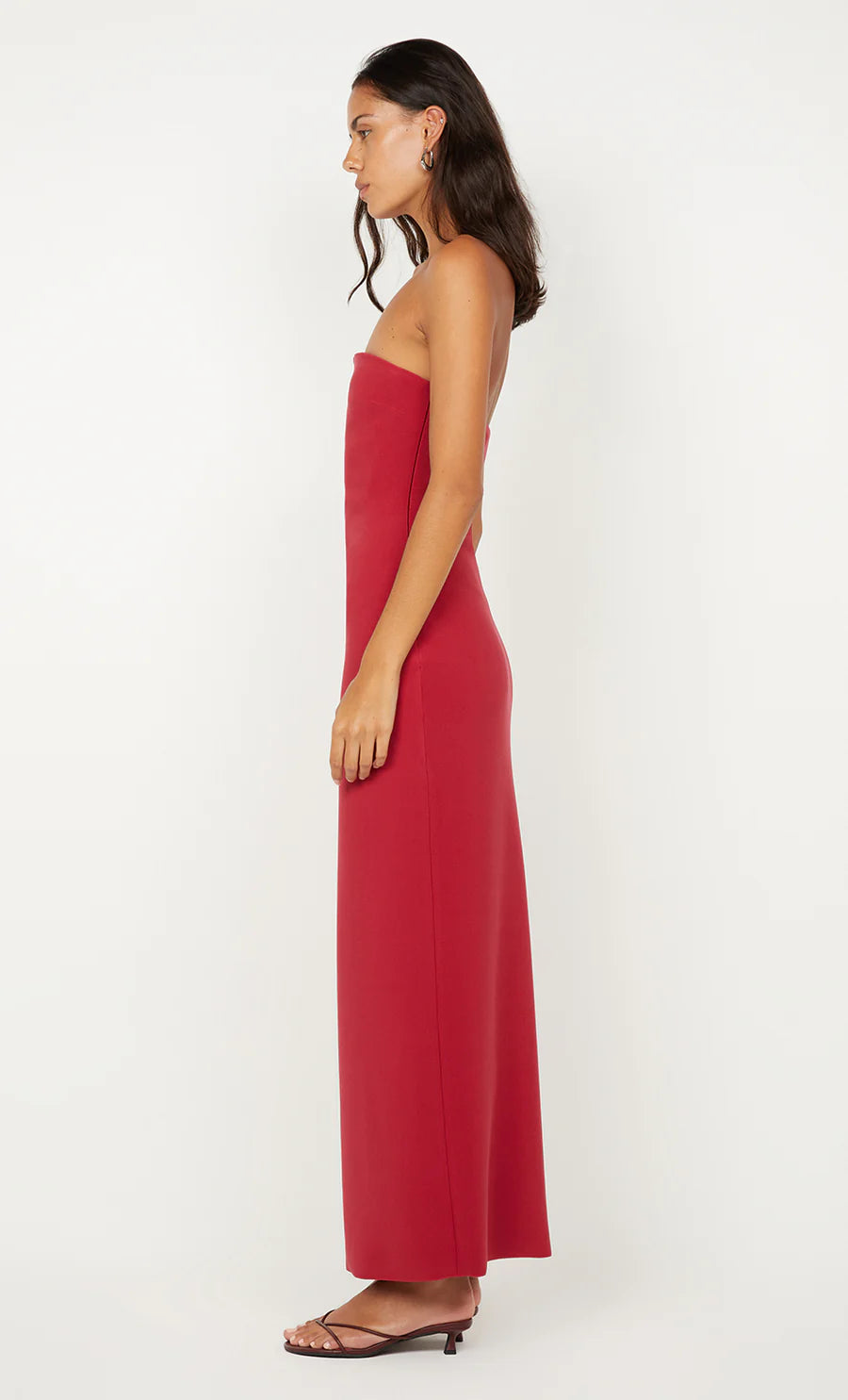 Rafi Strapless Dress - Cherry by Bec & Bridge — view 3