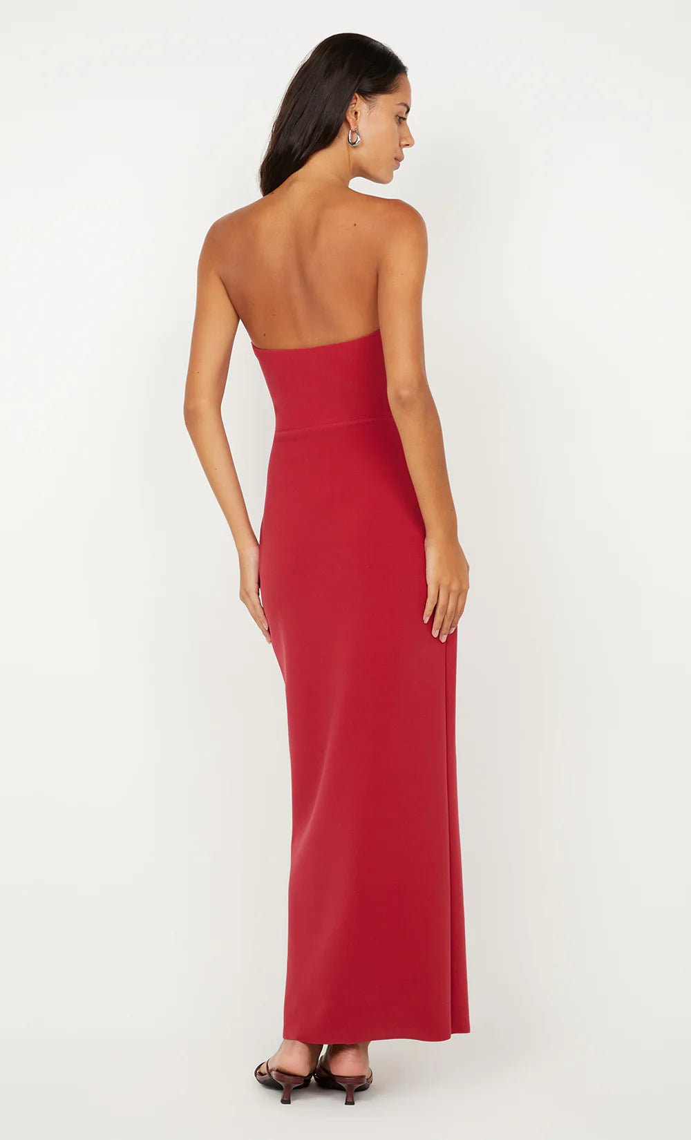 Rafi Strapless Dress - Cherry by Bec & Bridge — view 4
