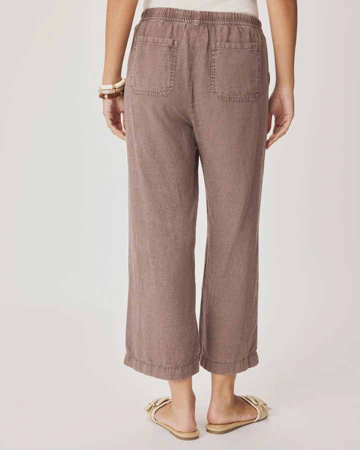 Angie Crop Wide Leg Pant - Wicker by Splendid — view 4