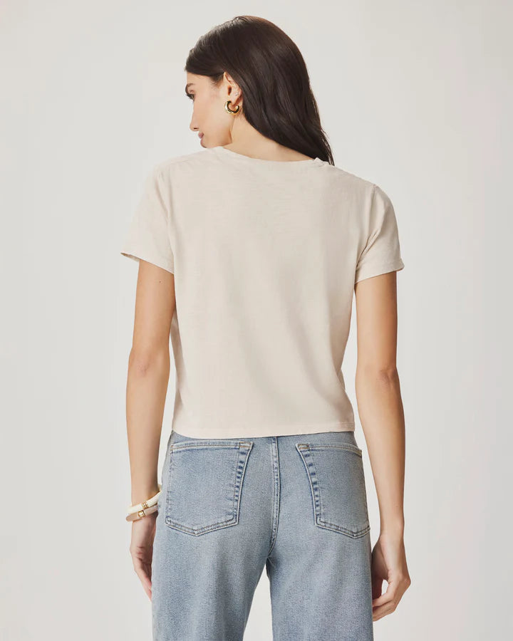 Louisa Short Sleeve Tee - Fawn by Splendid — view 4