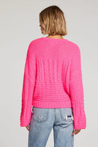 Ronnie Sweater - Hot Pink by Saltwater Luxe — view 3