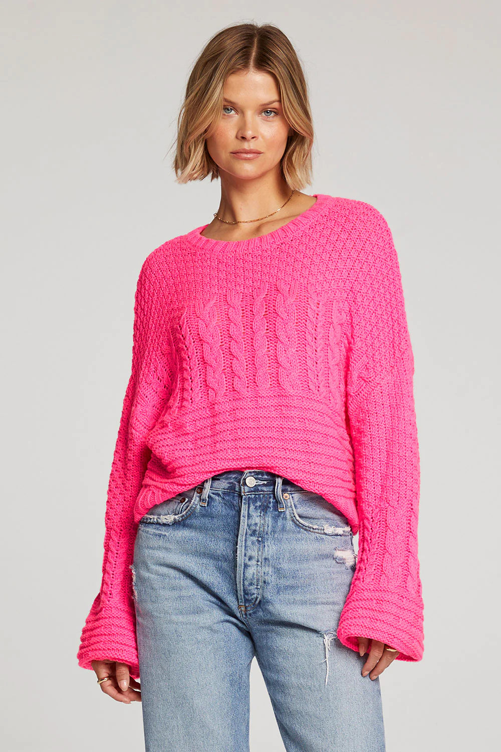 Ronnie Sweater - Hot Pink by Saltwater Luxe | 25 South Boutiques