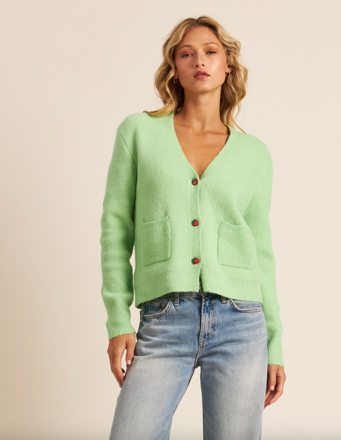 Pierre Cardigan - Pistachio by John & Jenn | 25 South Boutiques