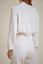 Pocket Cardigan - Bianco by Liviana Conti — view 5