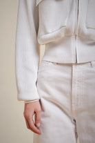 Pocket Cardigan - Bianco by Liviana Conti — view 4