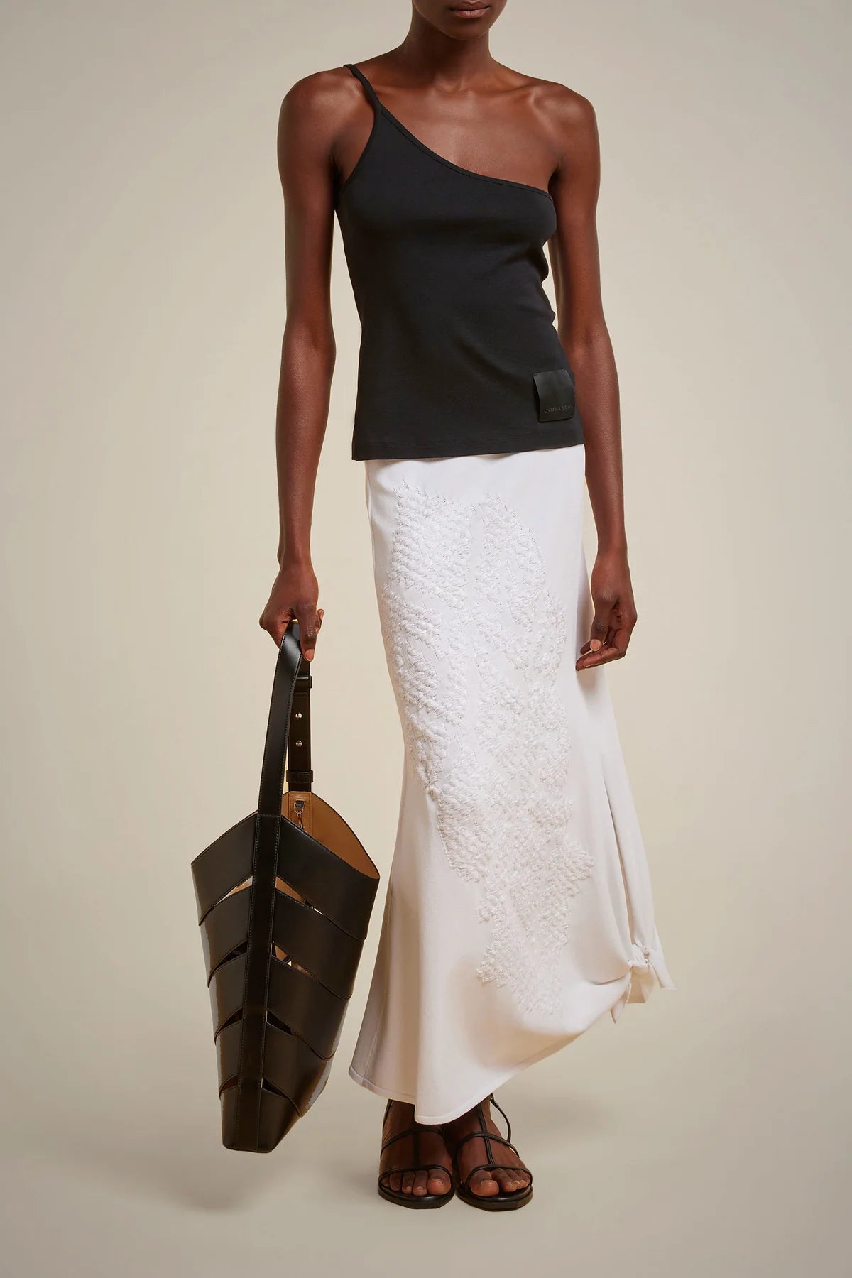 Woven Skirt - White by Liviana Conti | 25 South Boutiques