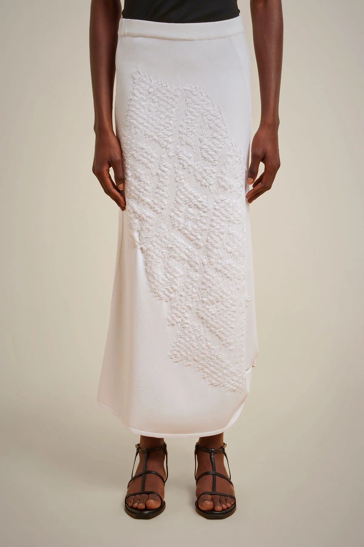 Woven Skirt - White by Liviana Conti — alternate view