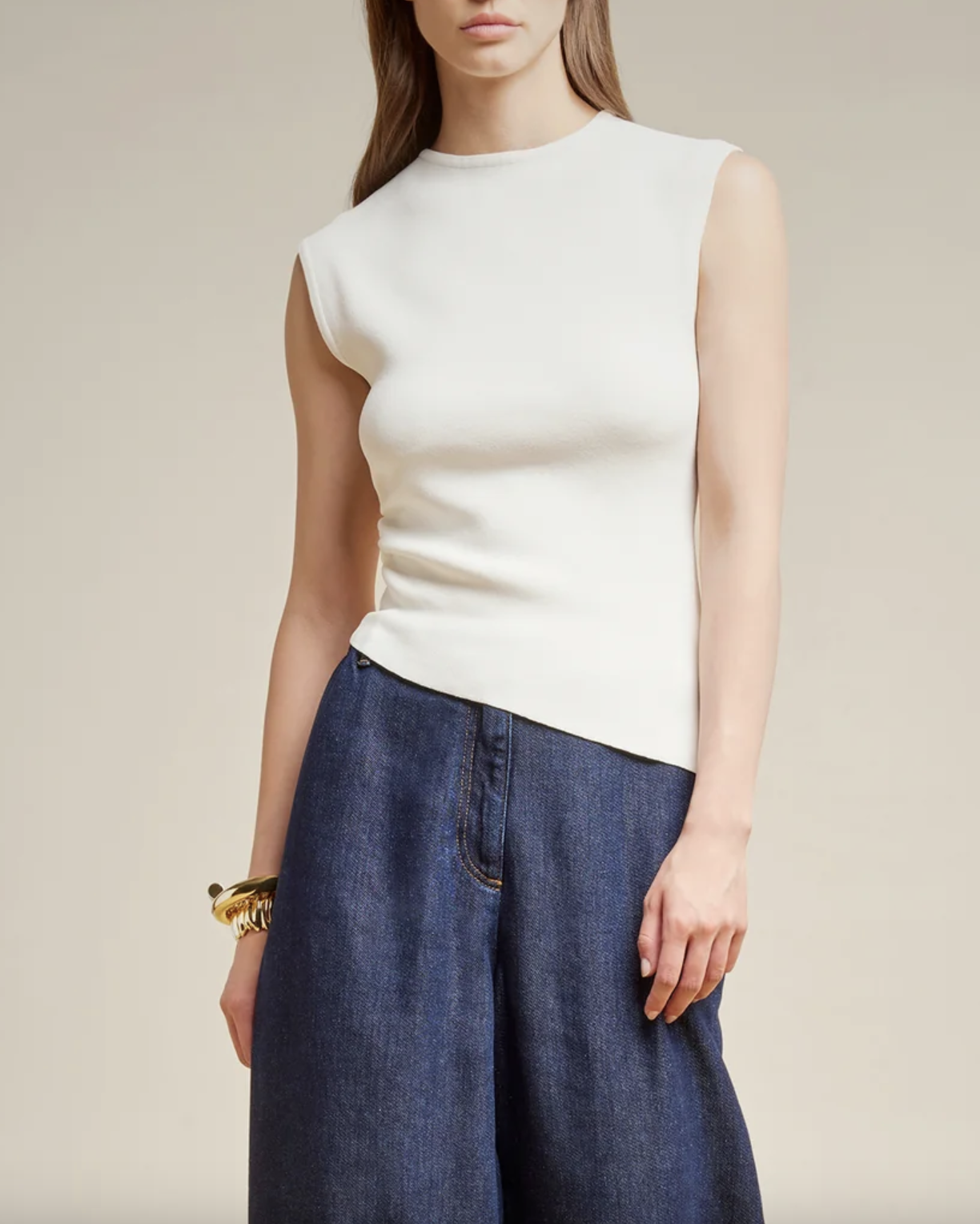 Asymmetric Top - Pumice by Liviana Conti | 25 South Boutiques