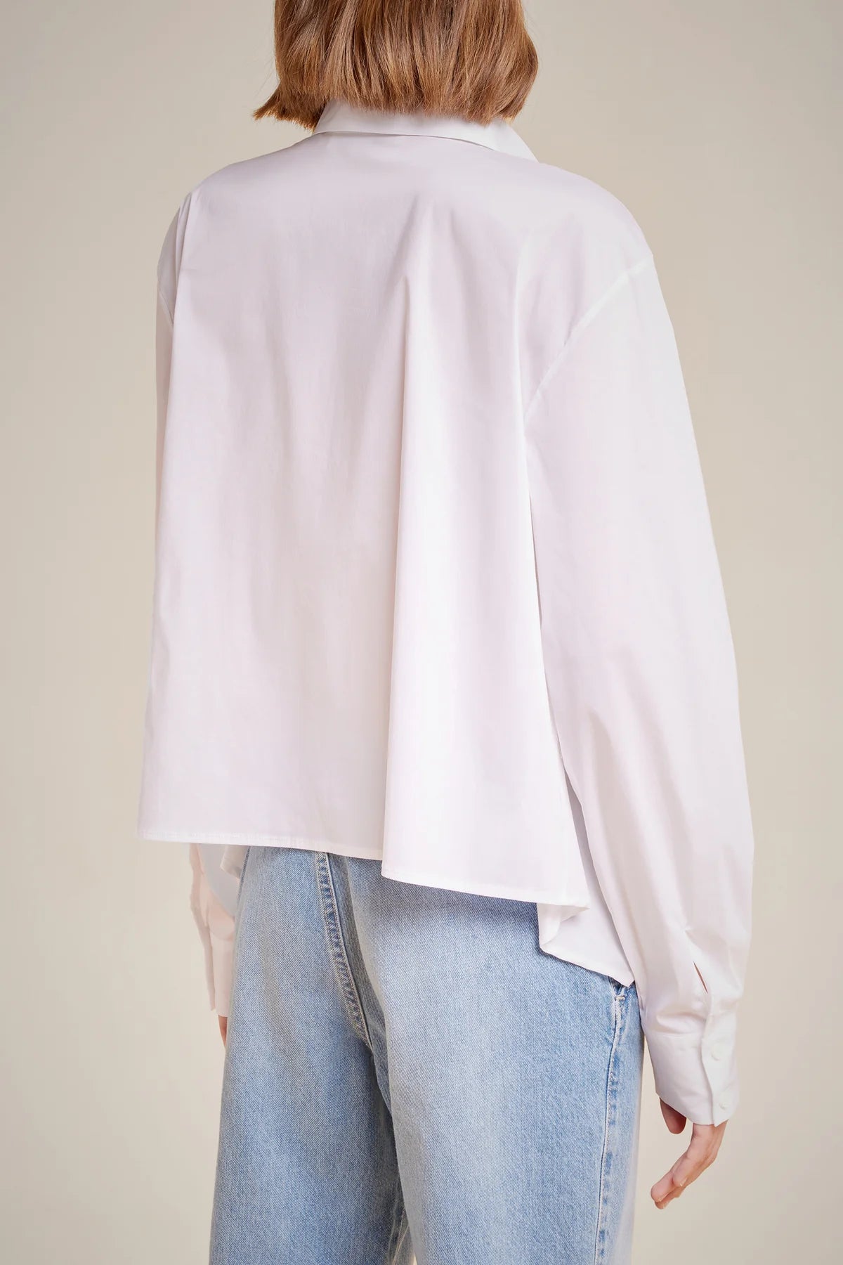 Ruffle Accent Shirt - White by Liviana Conti — view 5