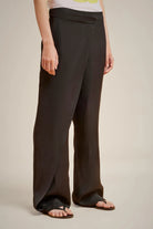 Straight Leg Trousers - Black by Liviana Conti — alternate view
