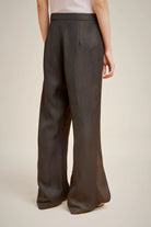 Straight Leg Trousers - Black by Liviana Conti — view 3