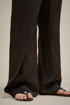Straight Leg Trousers - Black by Liviana Conti — view 4