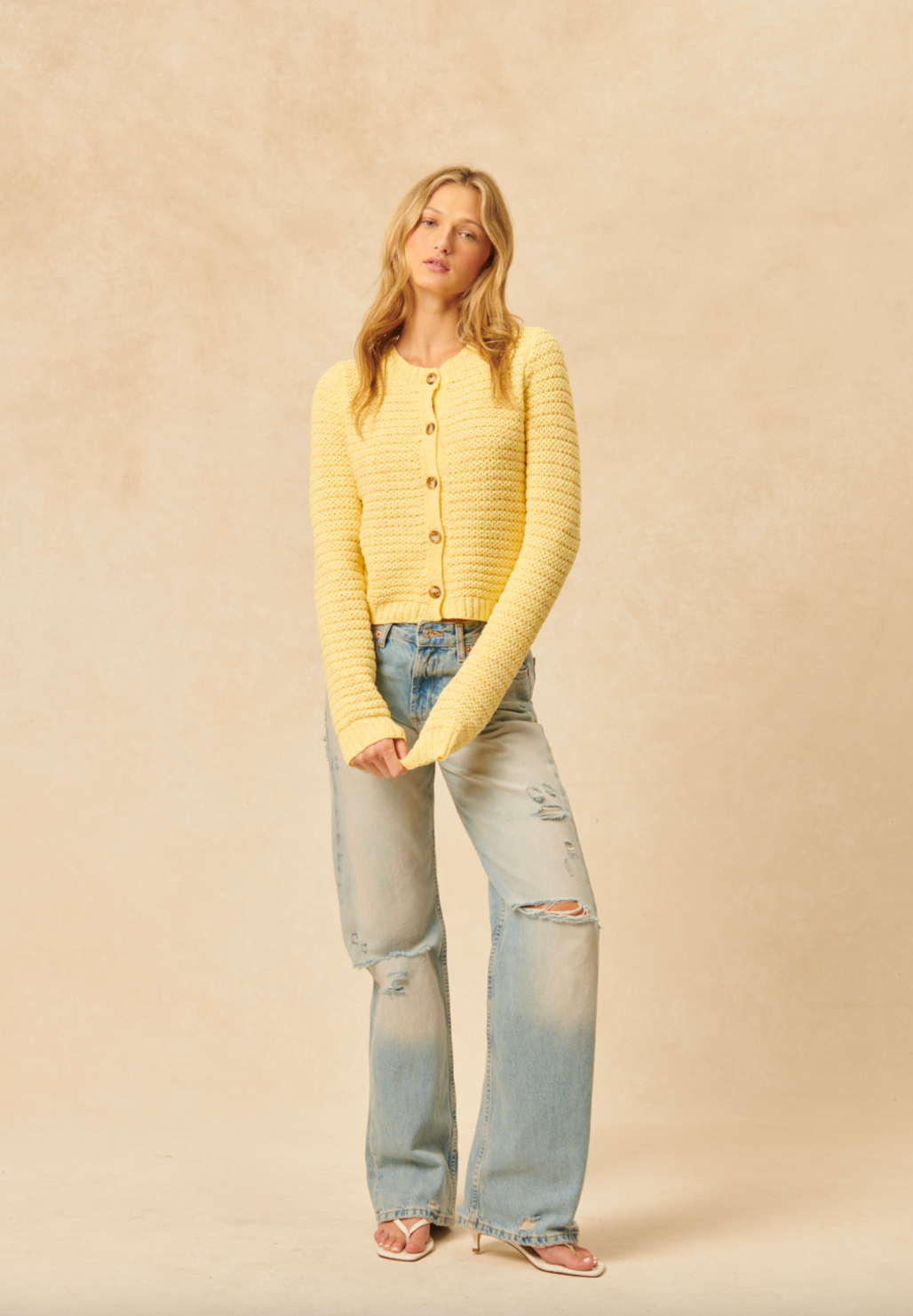 Marcel Cardigan - Soleil by John & Jenn — alternate view