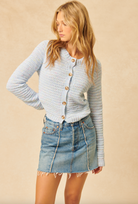 Marcel Cardigan - Denim Wash by John & Jenn | 25 South Boutiques