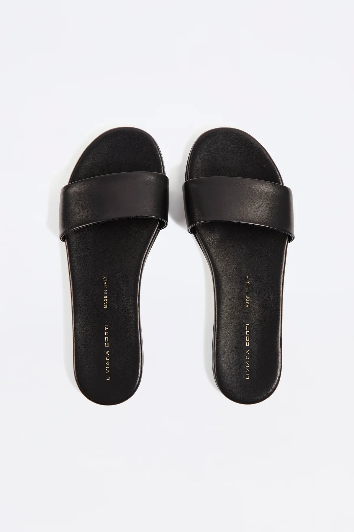 Band Flat Mule - Nero by Liviana Conti — view 3