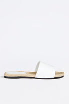 Rope Flat Mule - White by Liviana Conti | 25 South Boutiques