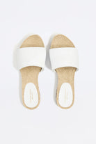 Rope Flat Mule - White by Liviana Conti — view 3