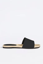 Rope Flat Mule - Nero by Liviana Conti | 25 South Boutiques
